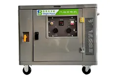 Máy phát điện chạy xăng cách âm giảm ồn